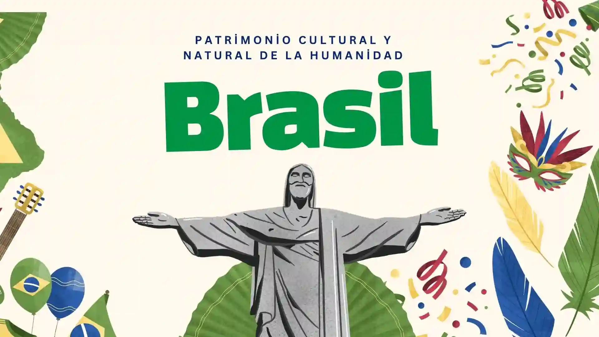 Portada de presentación Brasil patrimonio cultural y natural de la humanidad