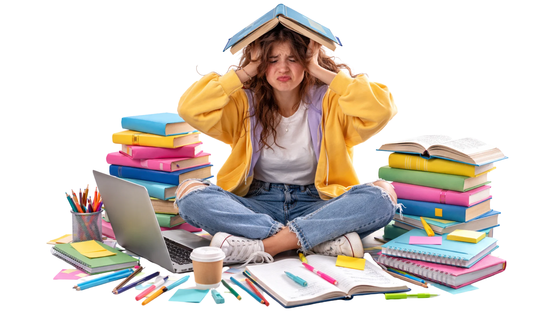 Estudiante estresado